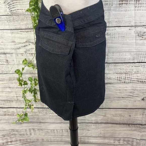 Converse One Star Skirt size 28 Denim Jean Straight Knee Casual Stretch Slim - Picture 9 of 11